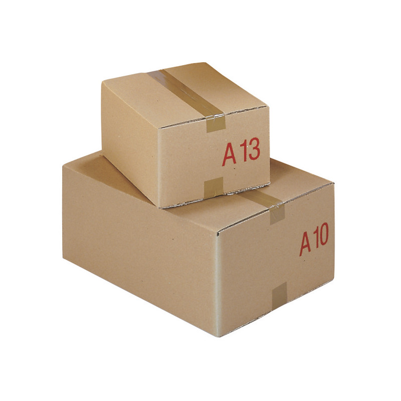 Lot De 50 Cartons Double Cannelure Kraft - 30x30x30 Cm - Neufs - Emballage Expédition
