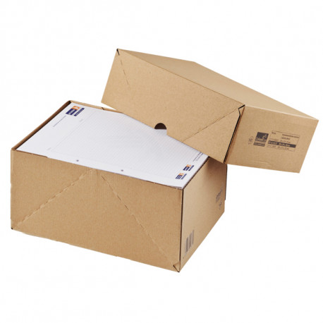 Boîte cloche 4 coins collés kraft brun ColomPac® 305 x 215 x 100 mm Boîte cloche 4 coins collés kraft brun ColomPac® 305 x 215 x 100 mm