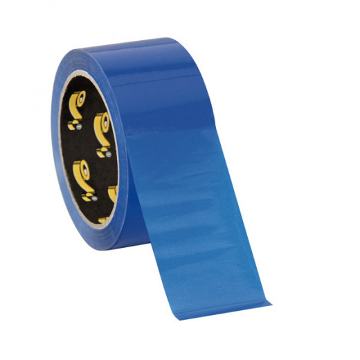 Ruban adhésif PP Acrylique couleur BLEU opaque - 48 mm x 66 m x 28µ