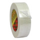 Ruban adhésif PP Armé chaîne et trame 3M 3M - 50 mm x 50m x 130µ