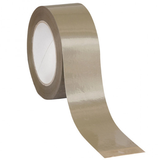 Ruban adhésif PVC Solvant Havane - 48 mm x 100 m x 33µ