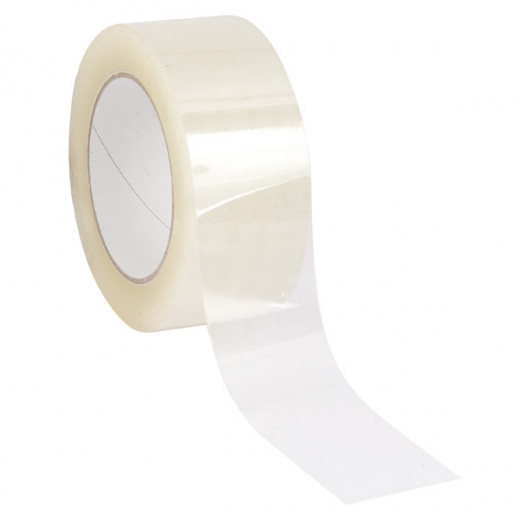 Ruban adhésif PP Acrylique renforcé POLY-FORT Transparent - 48 mm x 100 m x 35µ