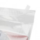 Sachet plastique à fermeture adhésive repositionnable avec message de Sécurité 40 microns 350mm x 45