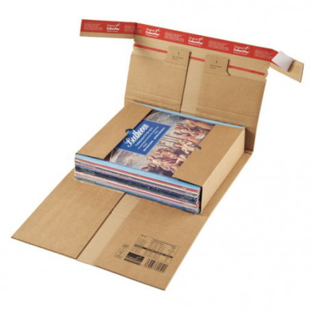 Etui postal Renfort Pac fermeture adhésive ColomPac® 230 x 165 x 0 à 80 mm