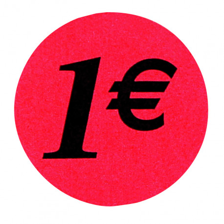 Etiquette 1€ 35 mm