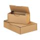Boîte postale simple cannelure kraft blanc 100 x 80 x 60 mm