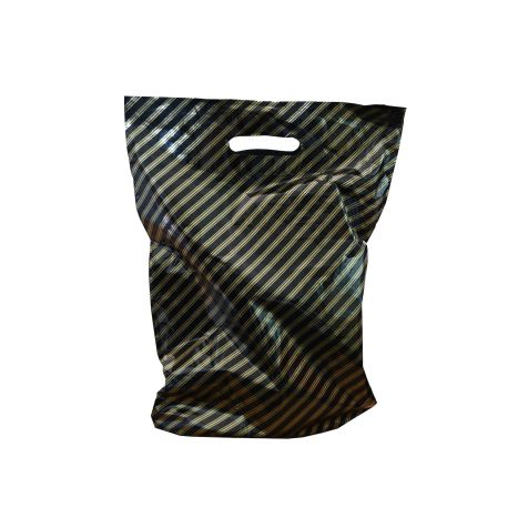 Sac plastique transparent à poignées rigides 50 x 45 x 10 cm (lot de 100) -  La Poste