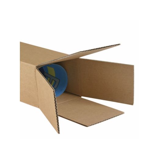 Tube d'expédition carton carré 150 x 150 x 600 mm