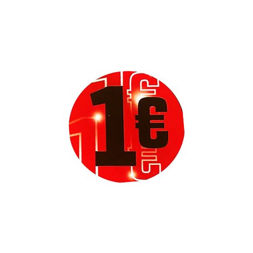 Etiquette 1€ 35 mm