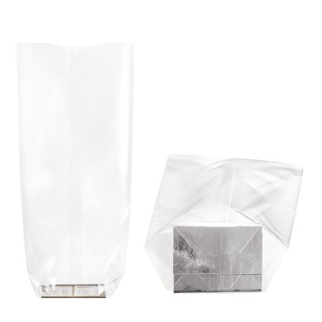 Sachets avec fond carton 35 microns 120 x 260 mm - colis de 100