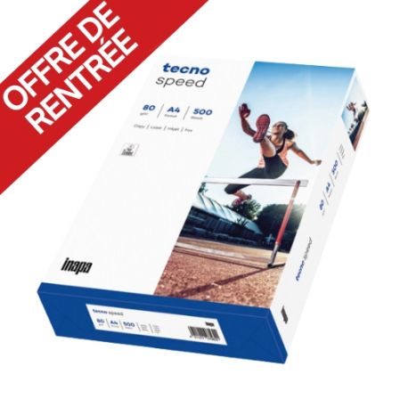 Ramette papier blanc multifonction économique tecno Speed 80g - A4 - 210 x 297 mm