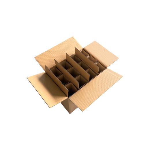 Caisse 12 bouteilles 75CL 462 x 330 x 377 mm
