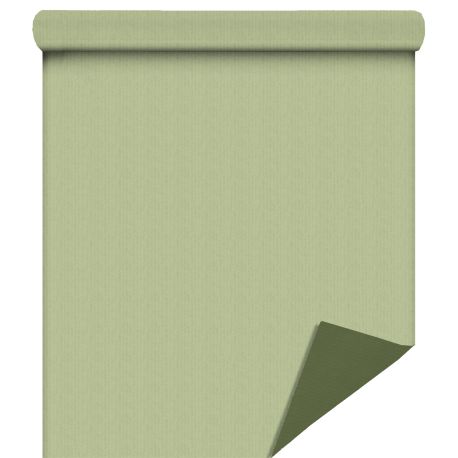 Papier cadeau kraft duo sauge / olive 70 cm x 50 m Papier cadeau kraft duo sauge / olive 70 cm x 50 m