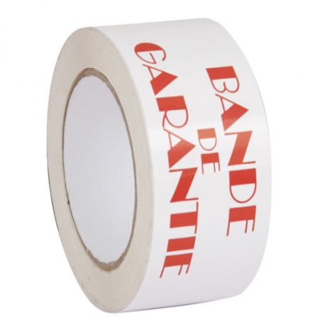 Adhésif PP ACR 28µ 48mmx100M Blanc Imp BDG Rouge
