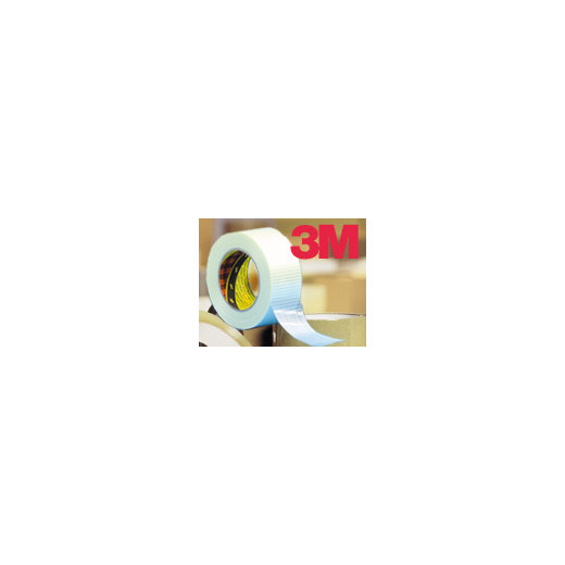 Ruban adhésif PP Armé chaîne et trame 3M 3M - 50 mm x 50m x 130µ