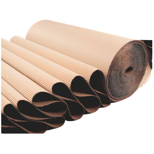 Rouleau Carton Ondulé 1,00 x 50 ML Simple Face 450gr/m² 525C
