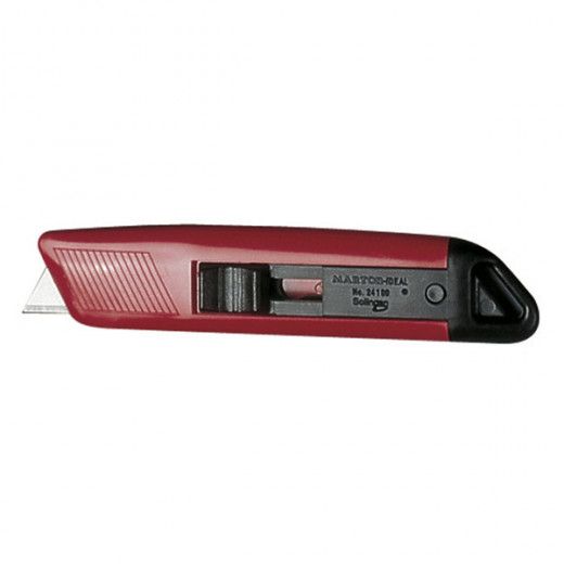 Cutter de Sécurité Lame 18mm Corps Plastique Autorétractable