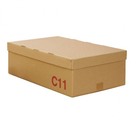 1/2 Caisse Américaine 300x200x200 Simple Cannelure C Dim Ext