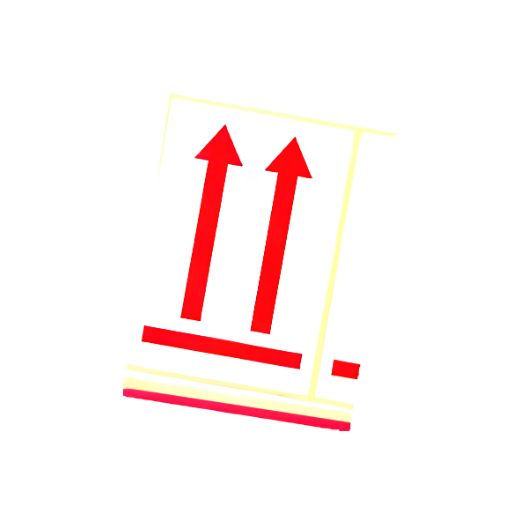 Rouleau de 1000 Etiquettes Signal Haut 170x48mm