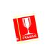 Rouleau de 1000 Etiquettes Signal Fragile 105x40mm