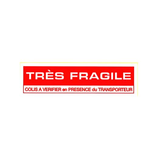 Rouleau de 1000 Etiquettes Signal Très Fragile 170x48mm