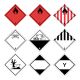 Rouleau de 1000 Etiquettes Liquide inflammable 100x100mm