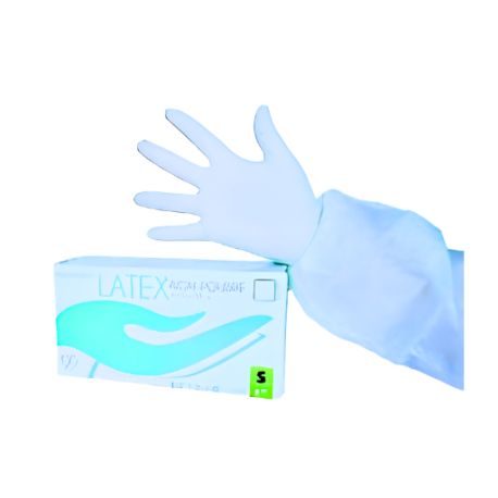Boite de 100 Gants Latex Taille L Non-Poudrés