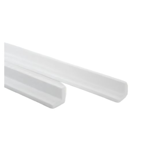 Cornière Polystyrène 70x70x1200mm Blanc
