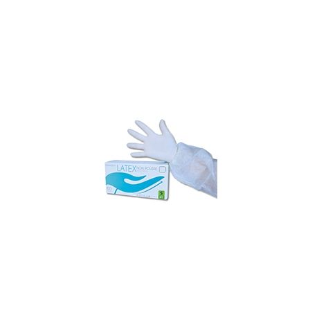Boite de 100 Gants Latex Taille XL Non-Poudrés