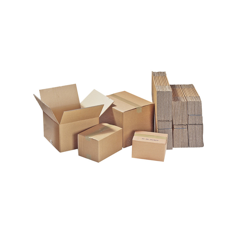 PETITE CAISSE CARTON hors norme double cannelure 200x100x450 mm (par