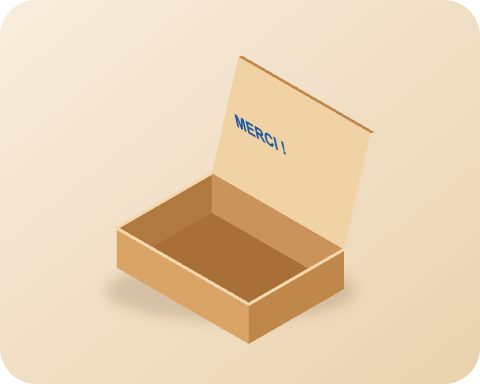Boîte postale personnalisée pour l'e-commerce